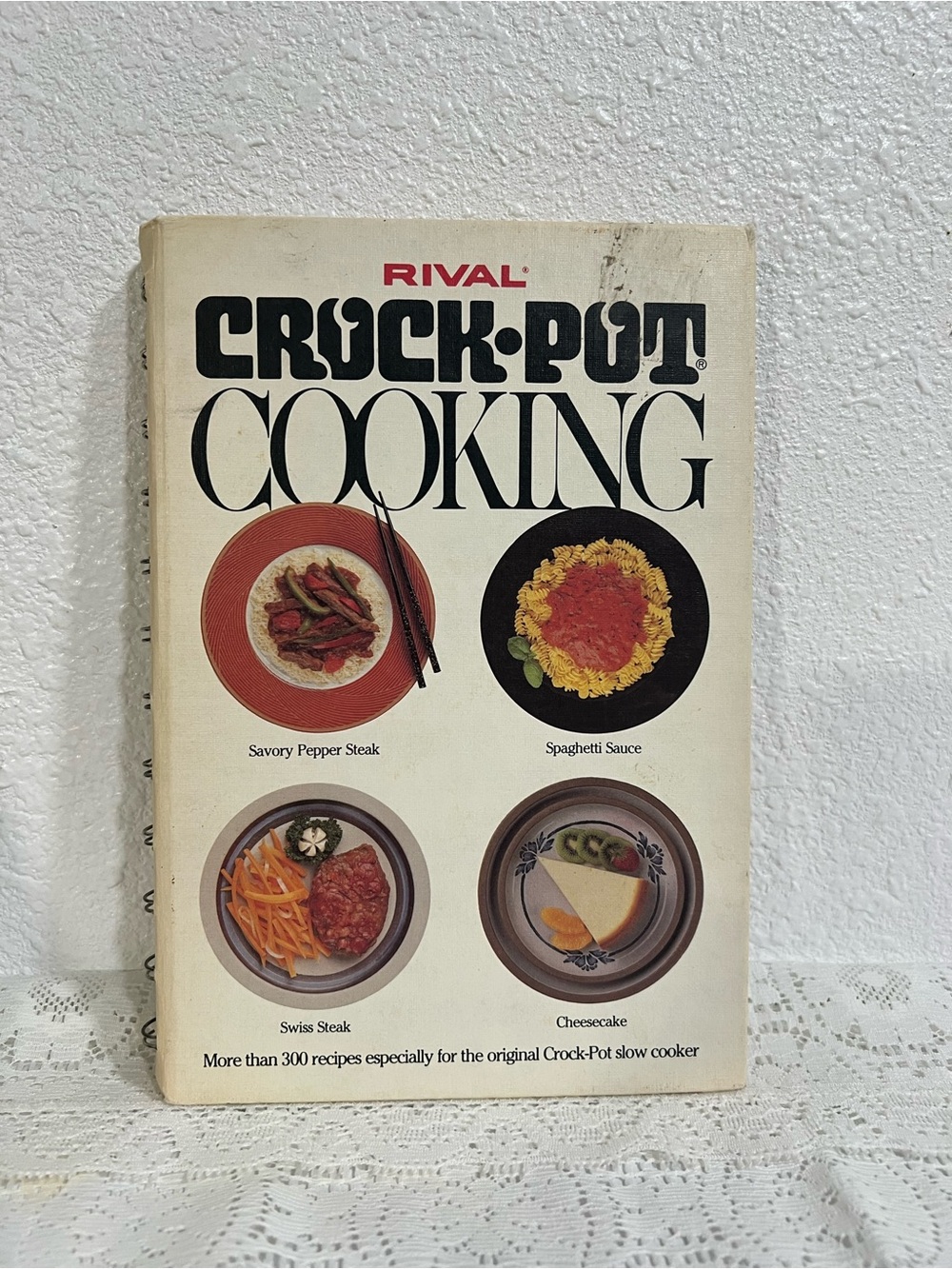 Vintage 1975 Sprial Bound Rival Crockpot Cooking Cookbook